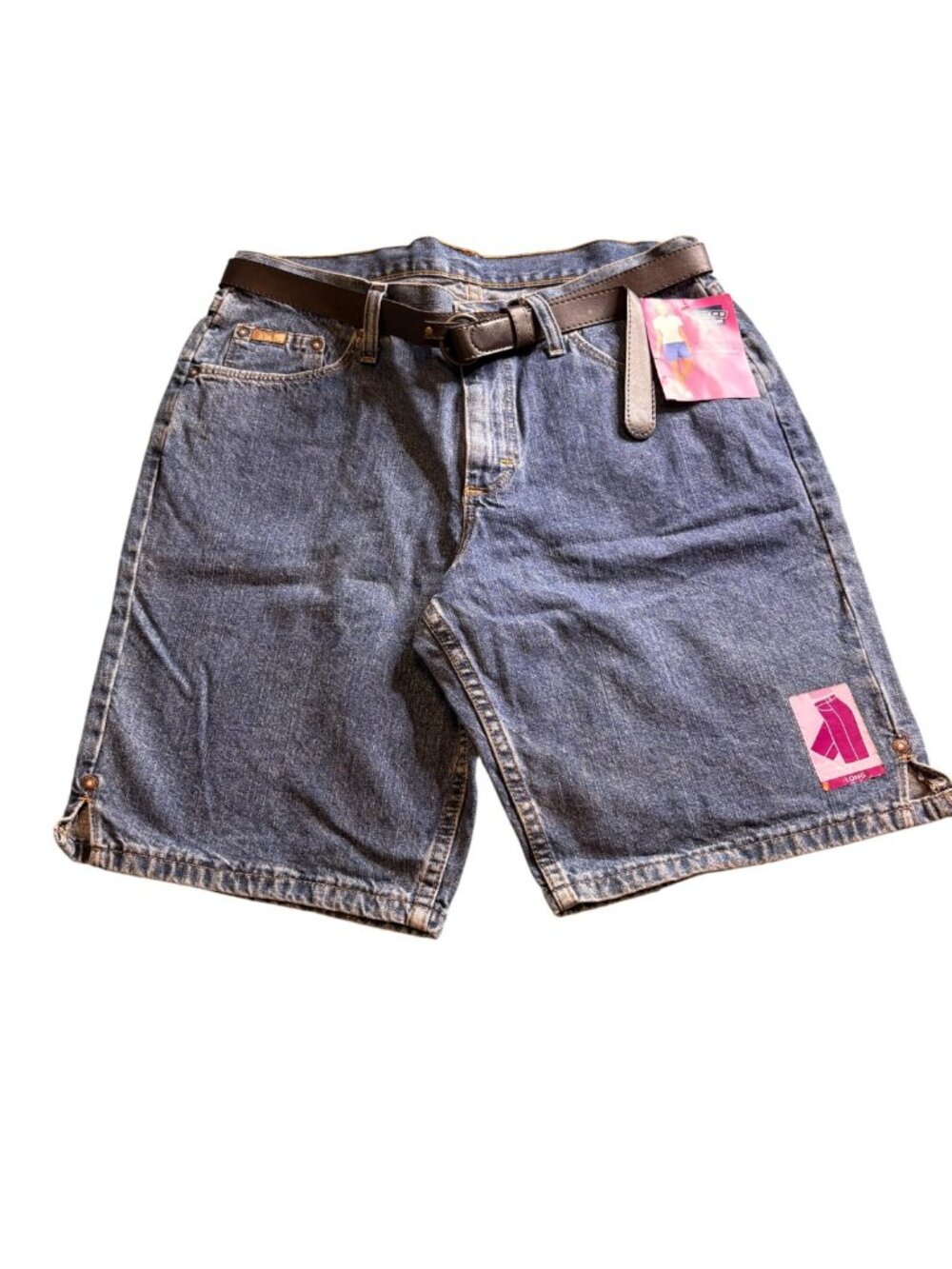 Bermuda Denim Shorts Size 12 Long Misses Riders by Lee NWT
